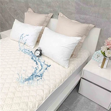 Penutup tempat tidur katun tahan air